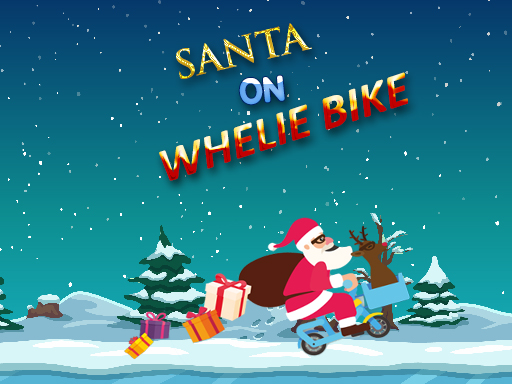 Car Game - Santa on Wheelie Bike